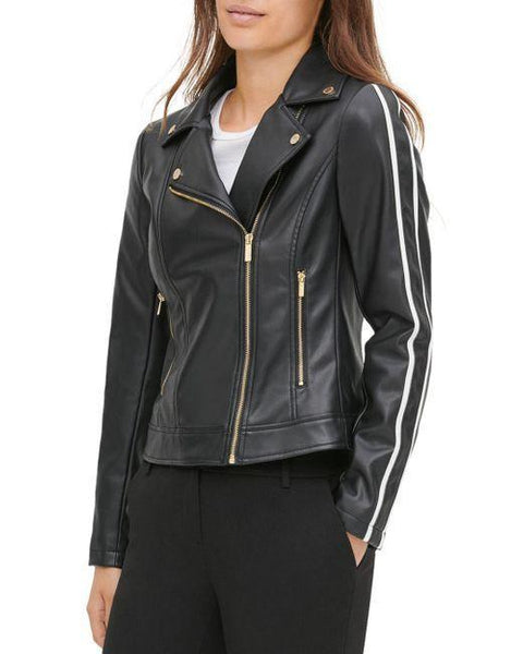 Calvin Klein Women's Black Leather Jacket