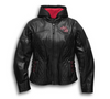 Harley Davidson Women's Scroll Skull 3-in-1 Leather Jacket Free Ship