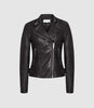 REISS TALLIS LEATHER BIKER JACKET