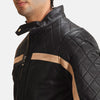 Cafe Racer Danson Black Leather Bomber Jacket