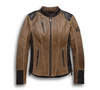 Harley Davidson Women's H-D Triple Vent Syste Gallun Leather Jacket Free Ship