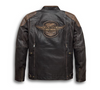 Harley Davidson Men's H-D Triple Vent System Trostel Leather Jacket Free Ship