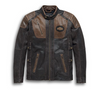 Harley Davidson Men's H-D Triple Vent System Trostel Leather Jacket Free Ship