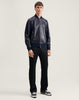 DUNHILL LEATHER BOMBER JACKET