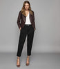 REISS TALLIS LEATHER BIKER JACKET