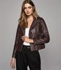 REISS TALLIS LEATHER BIKER JACKET