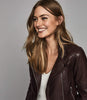 REISS TALLIS LEATHER BIKER JACKET