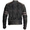 Retro 1 Biker Leather Jacket For Men